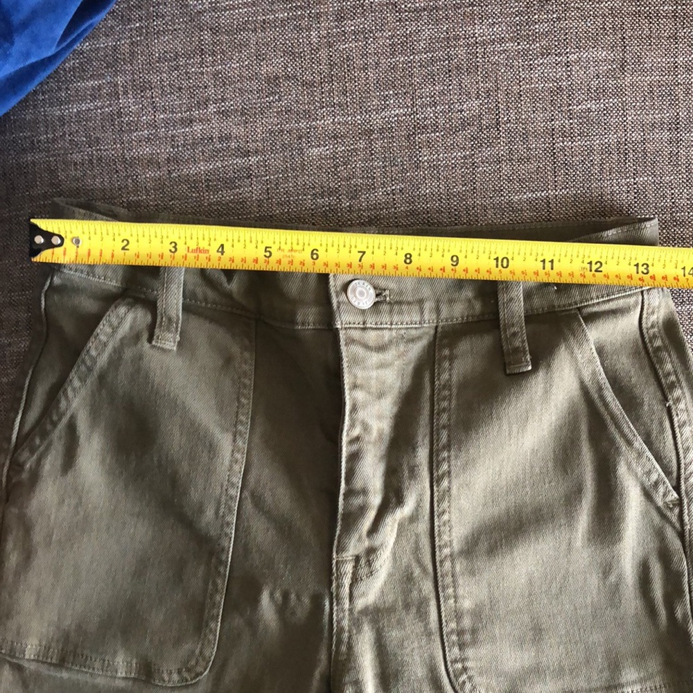 J Crew Khaki/Army Green Straight Leg Crop Pant - Picture 5 of 10